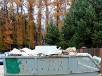 Вывозим мусор контейнерами 8м3, 20м3, 27м3 и ГАЗелями 7м3-12м3