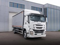 ISUZU бортовой грузовик еврошторный, 18 т