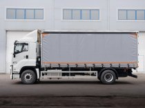ISUZU бортовой грузовик еврошторный, 18 т