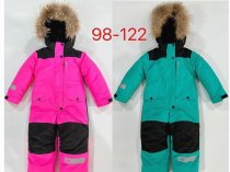 Детские комбинезоны с мехом оптом. Размеры 122-164