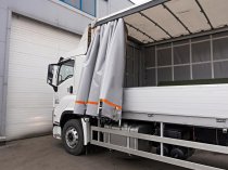 ISUZU бортовой грузовик еврошторный, 18 т