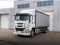 ISUZU бортовой грузовик еврошторный, 18 т