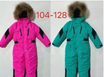 Детские комбинезоны с мехом оптом. Размеры 122-164